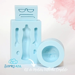 kit de Moldes kits Velhinho e Velhinha Completos - Suspiro Azul