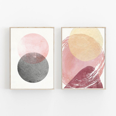 Set duo abstractos pink en internet