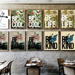 SET COMBO X4 BE COOL + BE KIND+ BE LIFE +BE LOVE