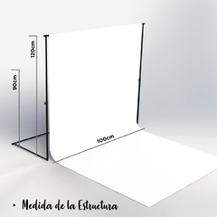 Sin Fin Small | 1,0 x 1,2 mts. (Lona Blanca) - comprar online