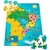 Quebra-Cabeça Educativo Mapa Do Brasil - 100 Pç - 2063 - Toyster na internet