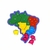 Quebra-cabeça Mapa do Brasil - 26 peças - 7002 - Babebi - comprar online