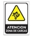 Cartel de Advertencia/Prohibición en Alto Impacto 1mm de 22cm X 28cm - tienda online
