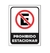 Cartel de Advertencia/Prohibición en Alto Impacto 1mm de 22cm X 28cm - comprar online