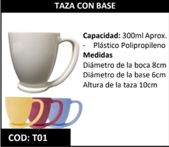 TAZA CON BASE