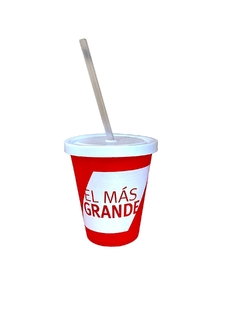 VASO CHICO CON SORBETE RIVER PLATE