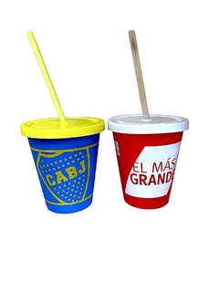 VASO CHICO CON SORBETE BOCA JUNIORS - comprar online