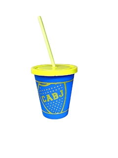 VASO CHICO CON SORBETE BOCA JUNIORS