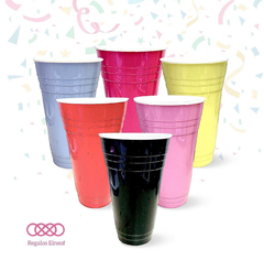 Vaso fiesta americana chico NO DESCARTABLE (Varios Colores) - comprar online