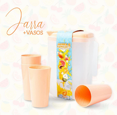 JARRA CON 4 VASOS