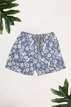 Short Hawaii azul