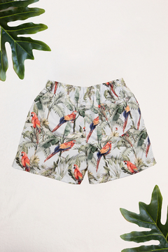 Short Guacamayos celeste - comprar online