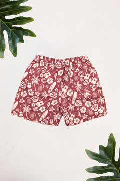 Short Hawaii bordó - comprar online