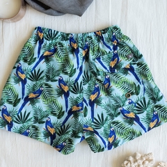 Short Guacamayos Azul - comprar online