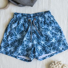 Short Palmeras Azul