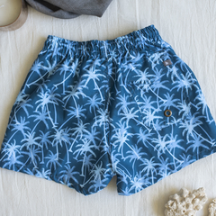 Short Palmeras Azul - comprar online