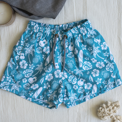 Short Hawaii Turquesa