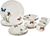 Aparelho de Jantar 20 Peças Porcelana Butterflies 2137 Lyor