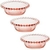 Conjunto de Bowl 3 Peças Pearl Cristal Wolff 14cm x 5cm