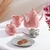 Conjunto de Bule para Chá /Café de porcelana Fancy wolff na cor rosa - Art Life Home Store