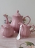 Conjunto de Bule para Chá /Café de porcelana Fancy wolff na cor rosa - loja online