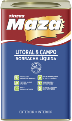 BORRACHA LIQUIDA LITORAL E CAMPO MAZA 18 LITROS