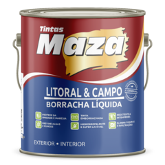 BORRACHA LIQUIDA LITORAL E CAMPO MAZA 3,6 LITROS