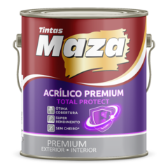 TINTA ACRILICO PREMIUM FOSCO MAZA 3,6 LITROS