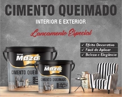 REVESTIMENTO CIMENTO QUEIMADO MAZA 5,6KG - RAFF Tintas