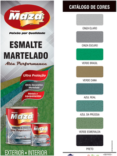 ESMALTE PREMIUM MARTELADO MAZA 3,6 LITROS - comprar online