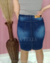 VT276 Saia Feminina Secretária Jeans Elana - Viatelly 