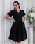 VT361 Vestido Malha Sculba Soraia Preto - Viatelly 