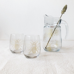 SET N° 7 - JARRA + VASOS LINEA BEES