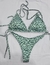 Bikini verde cebra