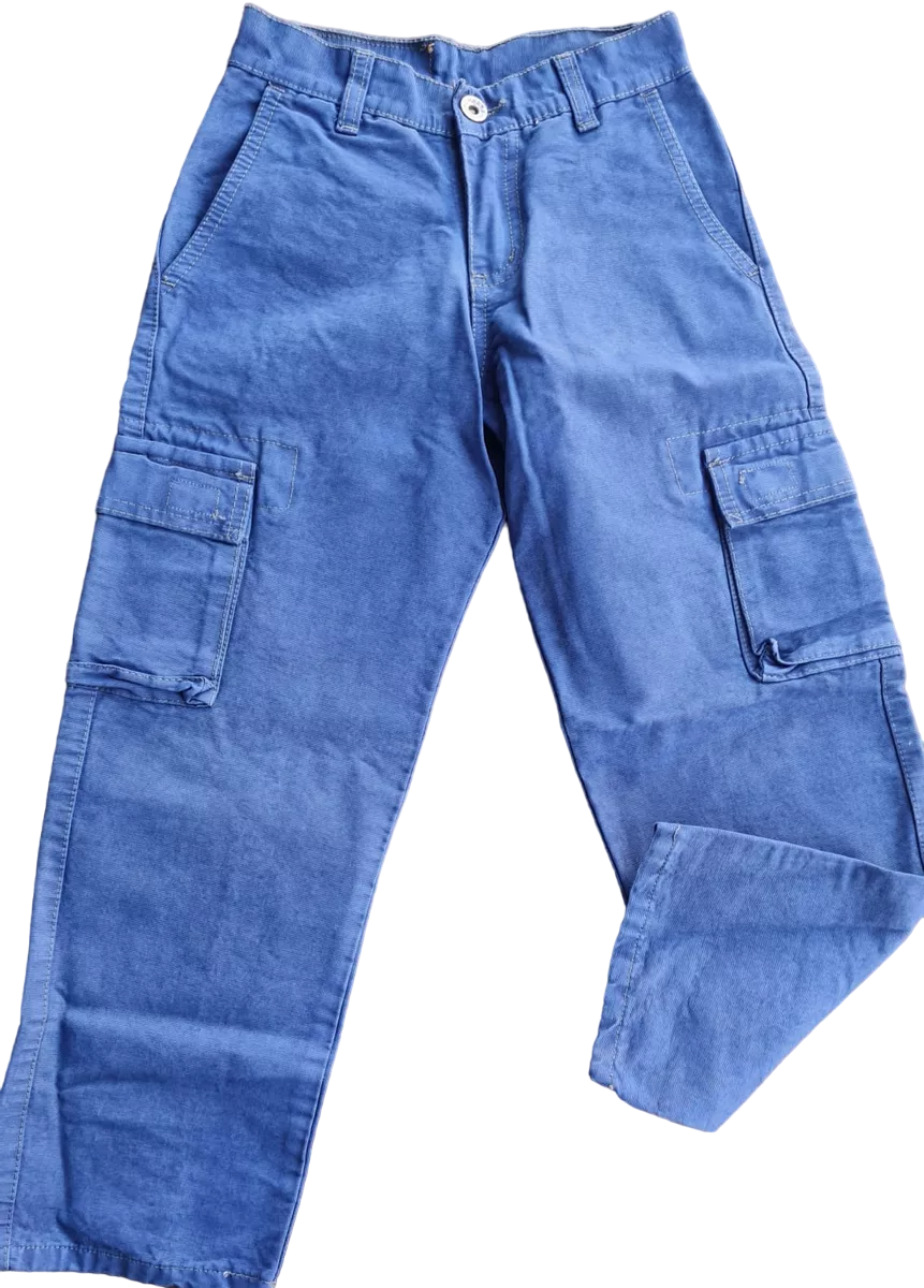 Pantalon azul electrico niño 2025