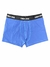 Boxer Hombre Caracruz Liso Azul