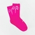 Medias A+ Refans Unisex Palmera Rosa Fluor