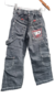 Jean niño cargo Esteco Negro desgastado - comprar online