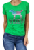 Remera Dama Pink Verde