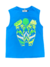 Musculosa Niño Surf Azul