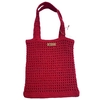 Eco Bag de Crochê Vermelha