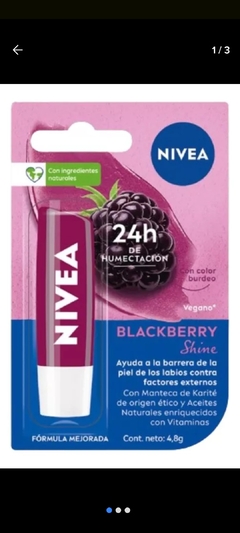 Bálsamo Labial Nivea Blackberry Shine