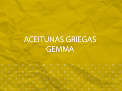 Aceitunas Griegas Gemma x 500 gr