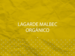 Lagarde Organic Malbec - comprar online