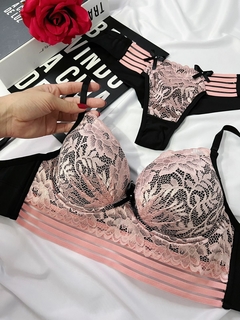 Conjunto Safira M/G - Rosa bebê na internet