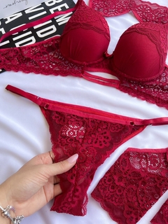 Conjunto Amor Perfeito - Vermelho - comprar online