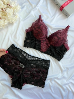 Conjunto Croped P - Marsala na internet