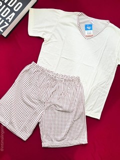 Pijama Infantil G GG - Creme - comprar online