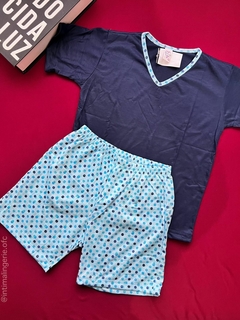 Pijama Infantil G - Azul