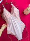 Body Alças Renda M | Rosa Bebe